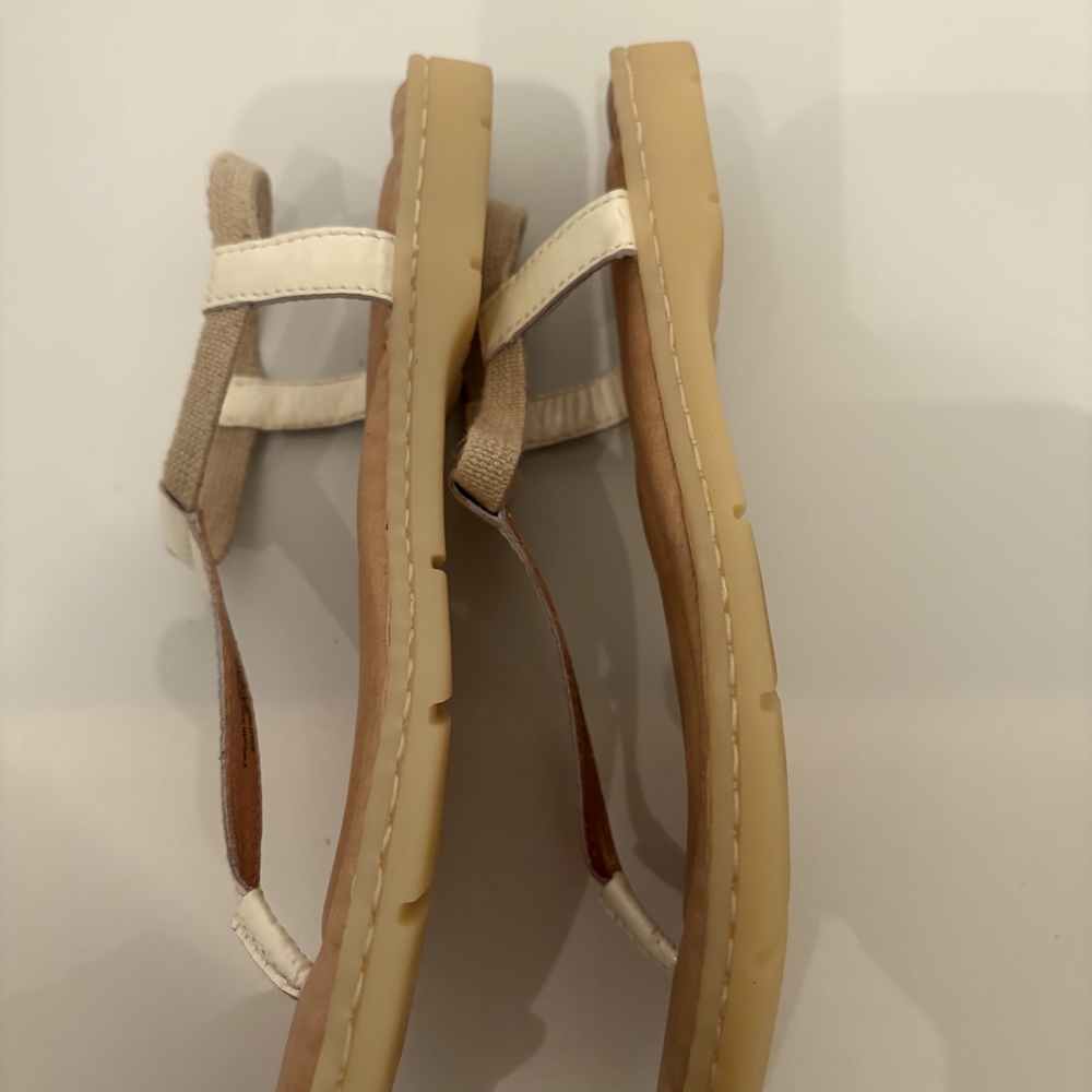 Born Women's White Sandals - Picture 3 of 4